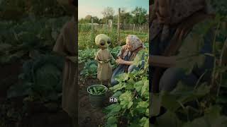 Бабка vs Пришелец в огороде! 👽
