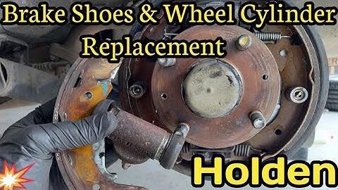 How to replace rear Brakes and wheel cylinder on Holden Barina TK model 2005-2011