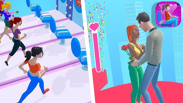 MAKEOVER RACE 3D 💄Walkthrough All Levels Gameplay (Android, IOS) SS88