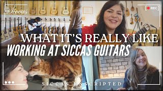 The Social Side of Guitars – A Behind-the-Scenes Look at My Job! | Siccas Unscripted VLOG