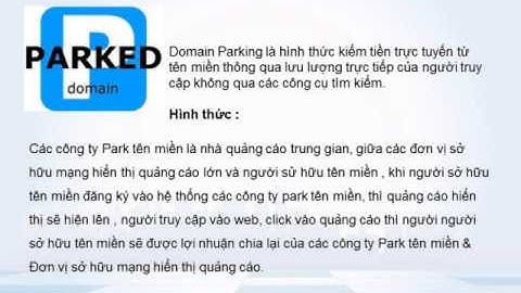 Domain Parking là gì? l FPTIDC.com.vn | Thue server FPT | Thue may chu FPT
