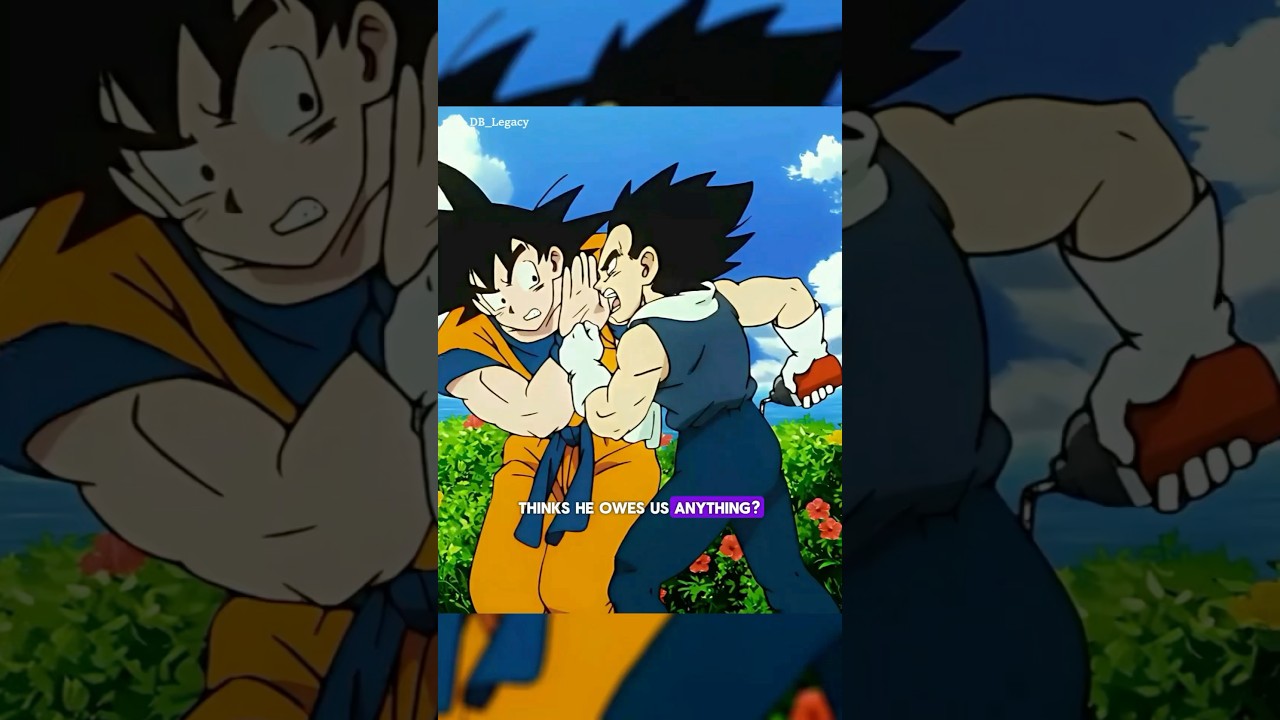 Vegeta Calls Goku an Idiot.😅 