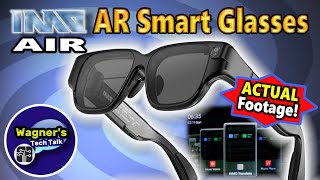 INMO Air AR Smart Glasses Review with Actual Footage!