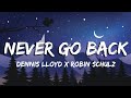 Dennis Lloyd Never Go Back Robin Schulz Remix Lyrics mp3