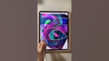 Speedpaint iPad Procreate Timelapse Of Cool Abstract Art in #procreate