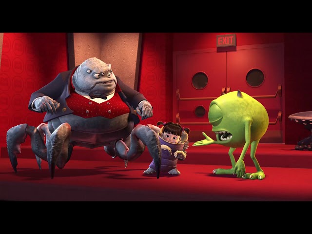 Monsters Inc. - Sulley's Scare Demo & Banishment Scene HD 