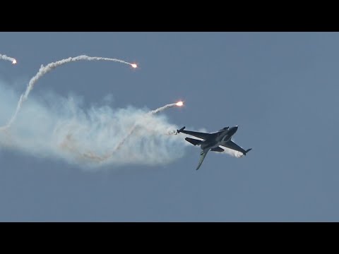 Belgian F-16 Solo Display 2023 Demo  - La Fert Alais