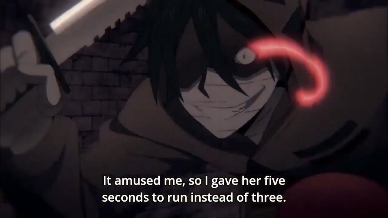 Zack learns the truth about Rachel., Zack learns the truth about Rachel.  From Episode 12:  By Angels of Death - Anime