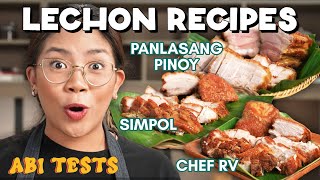 TESTING 3 VIRAL LECHON KAWALI RECIPES (Panlasang Pinoy, Chef RV, Simpol)