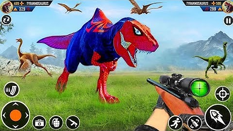 Best Dinosaur Games – Best old dinosaur hunting game – Android Gameplay