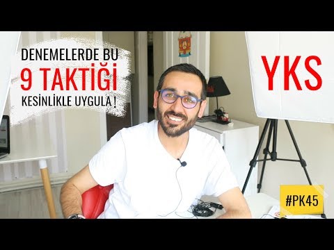 #YKS Denemelerde Bu 9 Taktiği Uygula, Süre Kazan [PK 45]