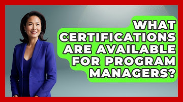 What Certifications Are Available for Program Managers? | The Project Manager Toolkit News