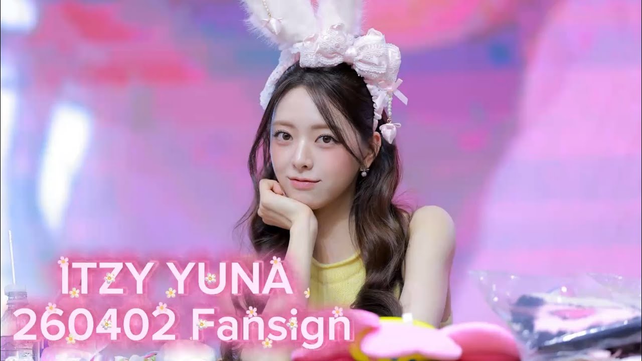 ITZY (있지) YUNA (유나) 2026/04/02 MAKESTAR Fansign - YouTube