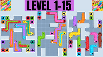 Gecko Out part 1 level 1-15 walkthrough snake puzzle game