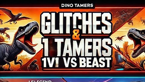 Usefull Glitches In Dino Tamers And 1v1 with @Arjun.628. | Dino Tamers | Proffesional Series
