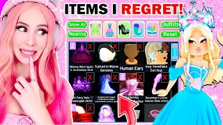 Making Outfits With Items I REGRET BUYING In Royale High... In Roblox