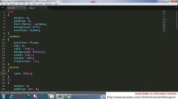 How to make Transforming Hamburger Menu with CSS and jQuery