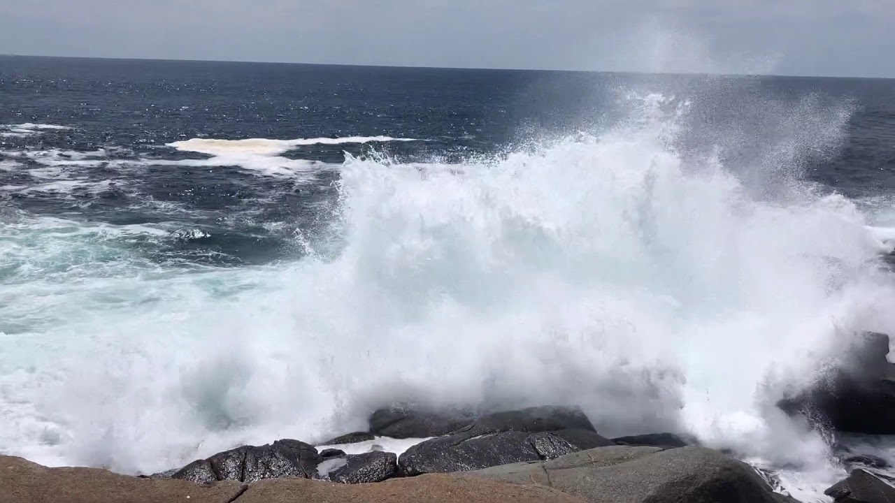 Peggy's Cove Waves YouTube