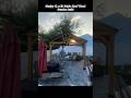 Backyard Makeover Ideas | Sunjoy DIY Wood Gazebo Installation #shorts #diyprojects #outdoorliving