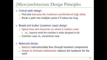 Design of Digital Circuits - Lecture 12: Microarchitecture II (ETH Zürich, Spring 2019)