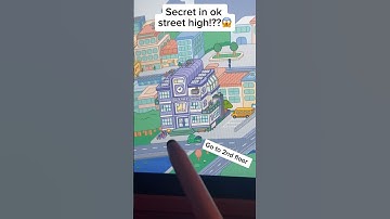 Secret in ok street high??😱 #tocaboca #tocalifeworld #fyp #shorts #tocalife