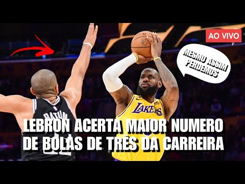 LEBRON JAMES bate seu RECORDE em BOLAS de TRÊS PONTOS! Mas LAKERS perde para o CLIPPERS na NBA hqdefault