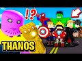 THANOS vs SUPERHEROES In Roblox BrookHaven RP!! (Funny)