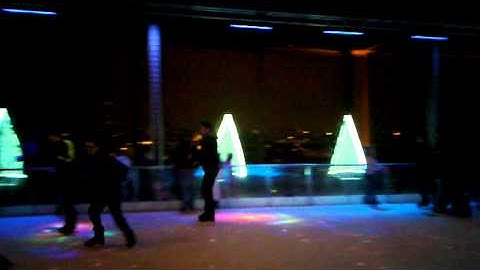 Ice Skating on the Eiffel Tower [HQ]