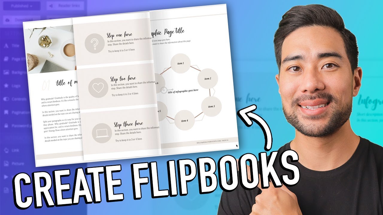 How To Create an Interactive PDF Flipbook Ebook Step-by-Step - YouTube