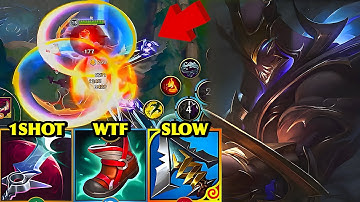 Wild Rift China Zed Mid | 26KILL ECLIPSE ZED SPAMMING SKILLS WITH INSANE BURST! | Build & Runes