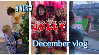 Our very jolly December Vlog - Christmas decorating and festive fun
