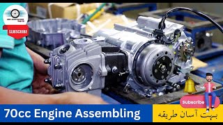 Engine assembling 70 cc | 70 bike modified simple