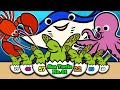 Baby Sea Turtle meets Mommy! | Educational Stories for Kids | Shark, Octopus, Stingray, Lobster