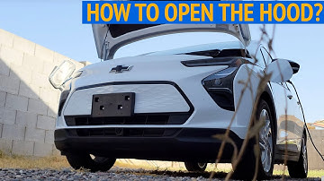 How to open hood of a Chevrolet Bolt?