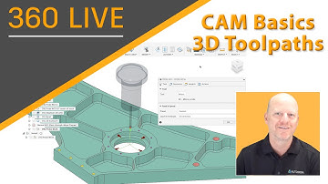 360 LIVE  CAM Basics - 3D Toolpaths