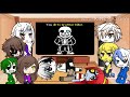 Undertale reacts to undertale ddd Sans and Yukari vs Frisk