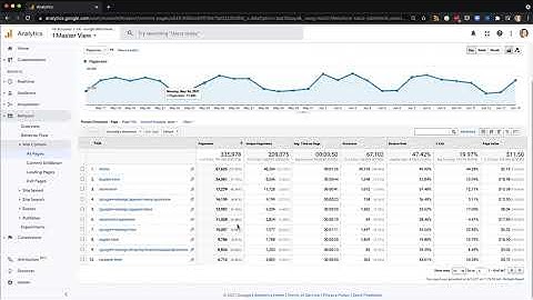 Google Analytics - Behavior Reports