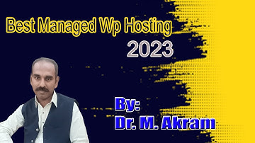 Fastest managed wordpress hosting By Dr. A.B.