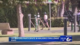 Idaho Mayors Participate in a Statewide Walking Challenge for Charity
