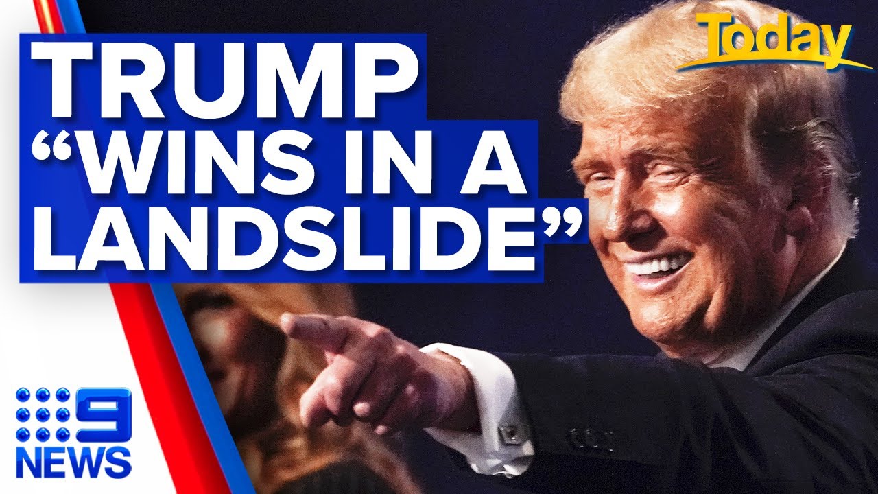 Harlan Hill predicts Trump will win in a "landslide" 9 News Australia