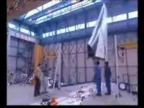 An Airbus A340 Shown Being Made In Just 340 Seconds
