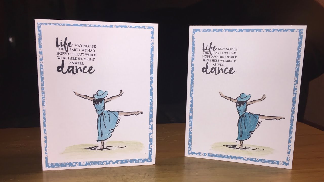 Stampin' Up! Beautiful You Dance Card YouTube