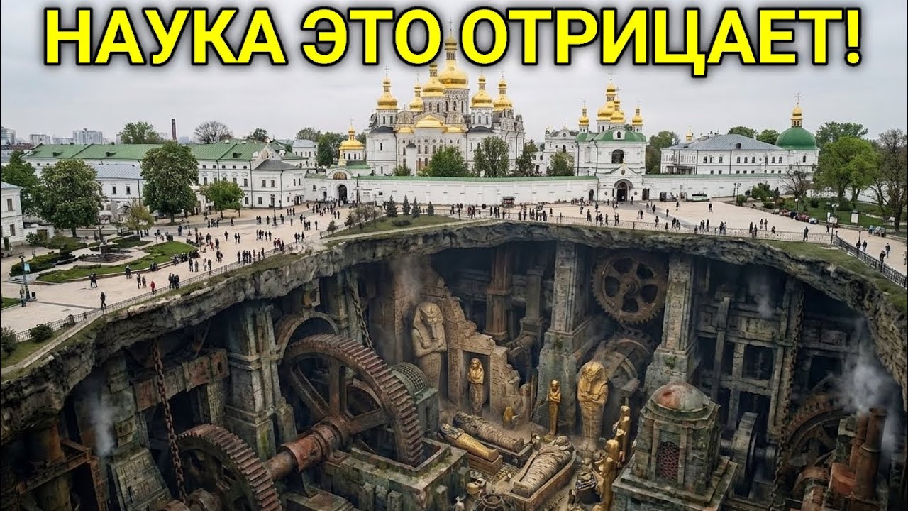 Что нашли под Киево-Печерской Лаврой: Что находится ниже известных пещер ?