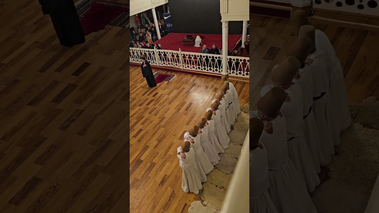 MEVLEVİ ÂYİNİ 🤍1.BÖLÜM #semazengösterisi #youtubevideo #youtubevideos #shorts #huu #mevlevi #semazen