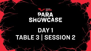   T3  Day 1  Singapore Smash Para Showcase 2025  Session 2