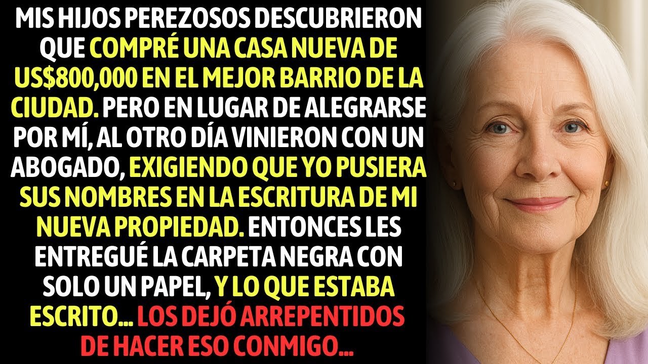 ​​Mis Hijos Perezosos Descubrieron Que Compré Una Casa. En Lugar De Alegrarse, Vinieron A Exigir...