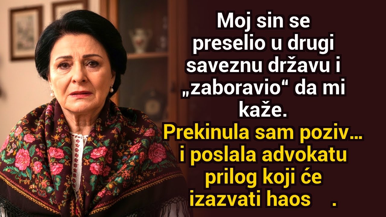 Sin se preselio u drugu državu i „zaboravio“ da mi kaže — prekinula sam i poslala fajl advokatu