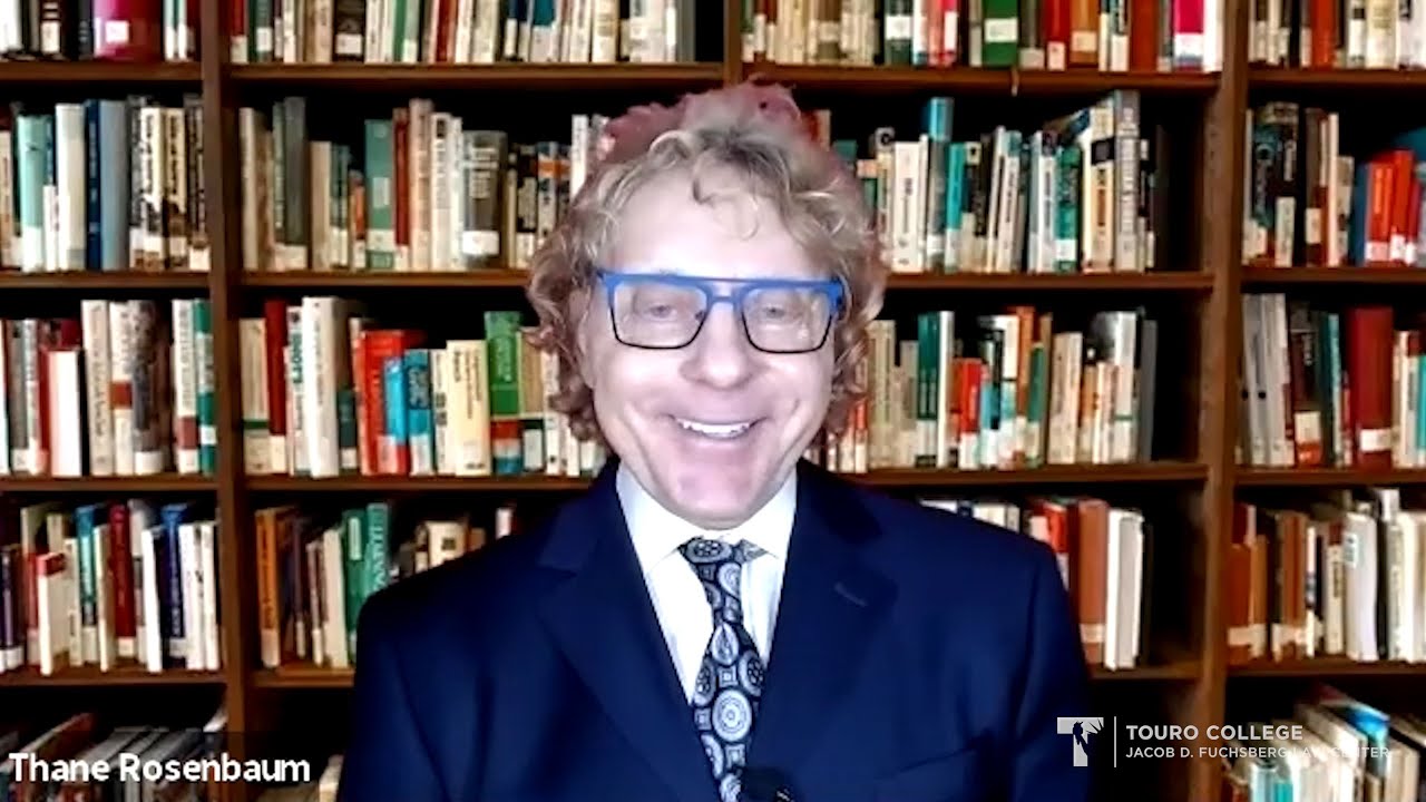 Thane Rosenbaum Bruce K. Gould Book Award 2020 - Thane Rosenbaum - Saving Free Speech ...