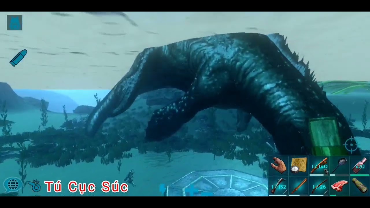 #32 ARK mobile Online Tame mosa Siêu To cho sinh sản - YouTube