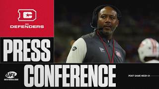 DC Defenders Week 1 Postgame Presser | UFL